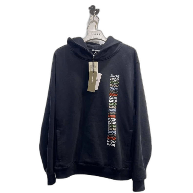 Dior Dior Long Sleeve Logo Hooded Sweatshirt-yf Size US XXL / EU 58 / 5 - 1 Thumbnail