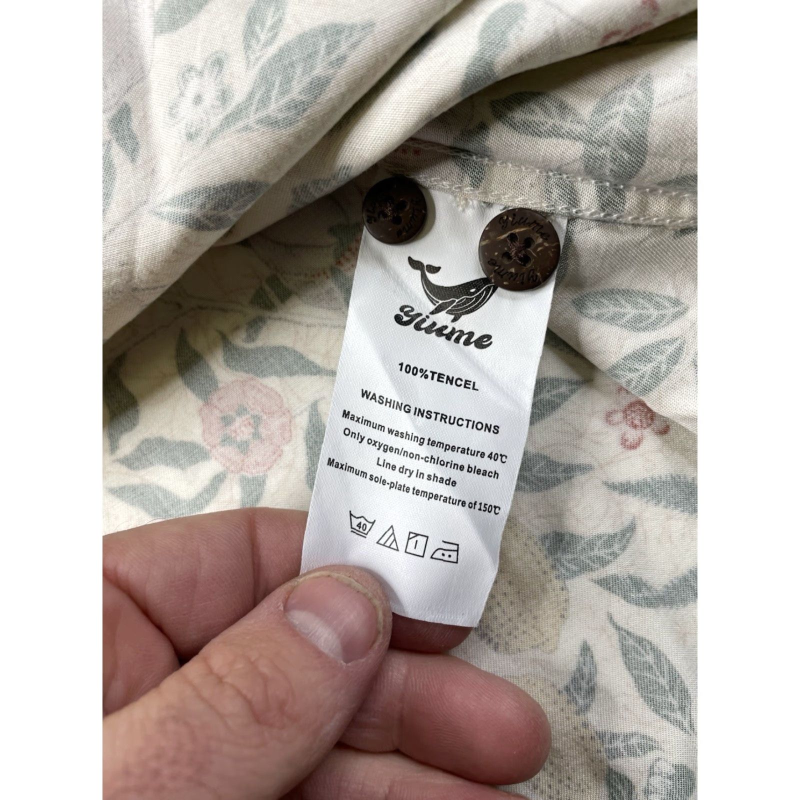 Vintage NWT Yiume Hawaiian Shirt Short Sleeve Tencel Button-Up Mens 5XL Beige William Morris Fruit Print Hawaiian Shirt Short Sleeve Mens 5XL Beige NWT Size US XXL / EU 58 / 5 - 6 Thumbnail