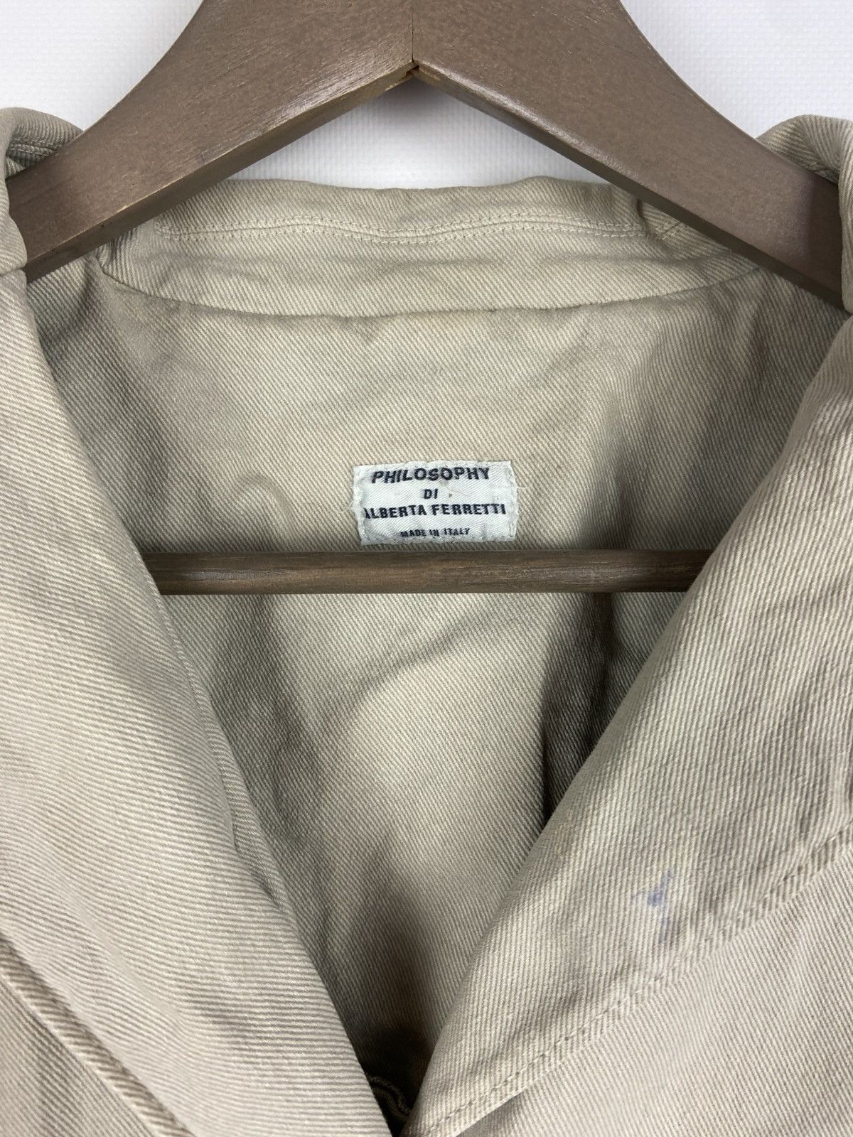 Alberta Ferretti × Designer Vintage Philosophy di Alberta Ferretti Womens Button Blazer Size M / US 6-8 / IT 42-44 - 3 Thumbnail