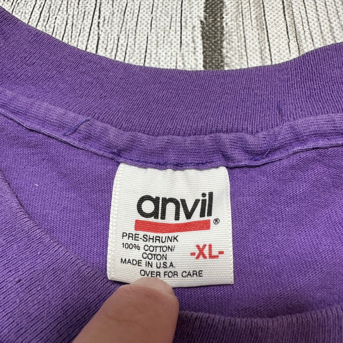 Anvil × Vintage Vintage Anvil long sleeve blank tee Size US XL / EU 56 / 4 - 5 Thumbnail