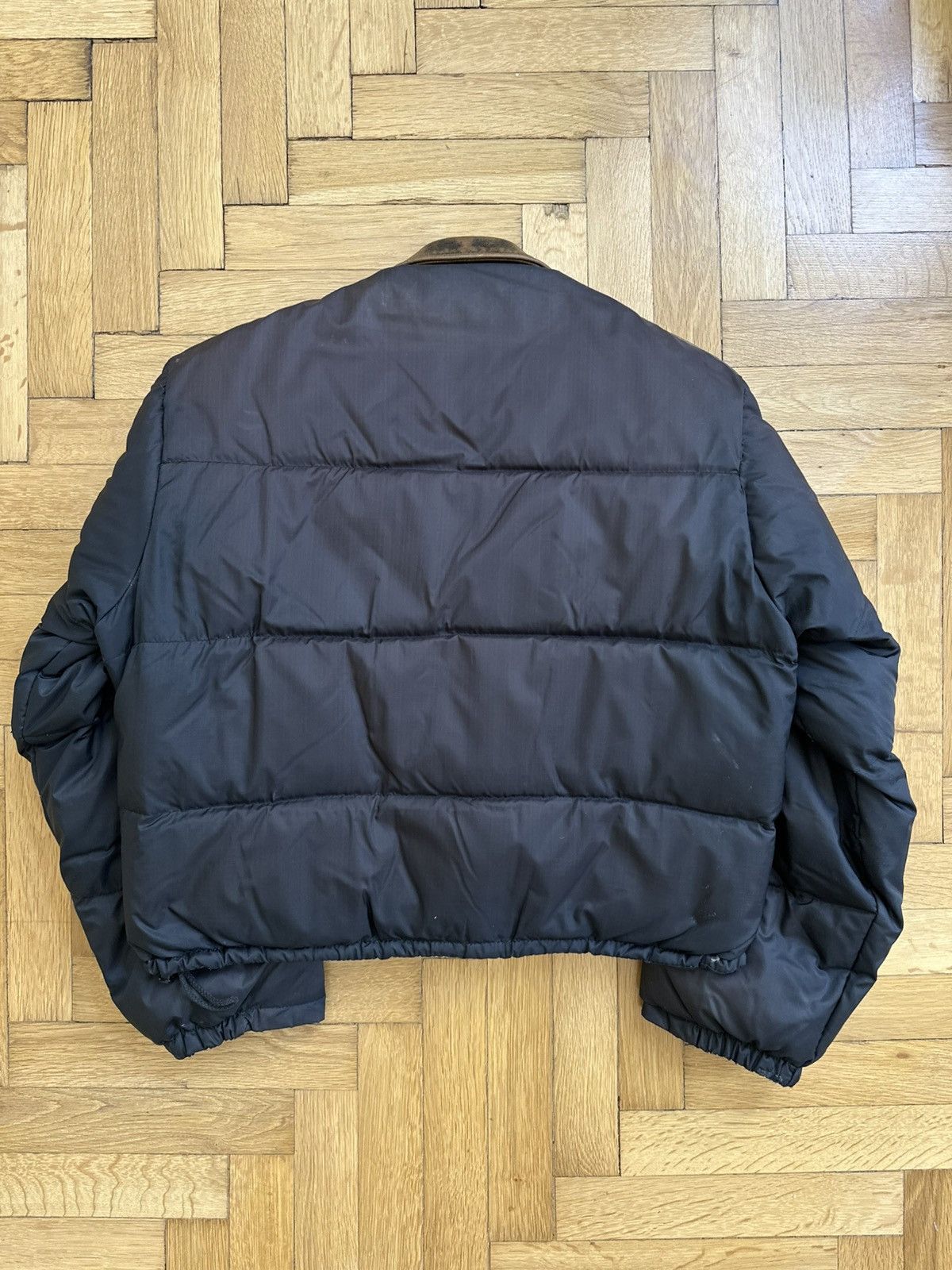 Chevignon Chevignon Vintage 90s Archive Leather Down Puffer Jacket Size US L / EU 52-54 / 3 - 2 Thumbnail