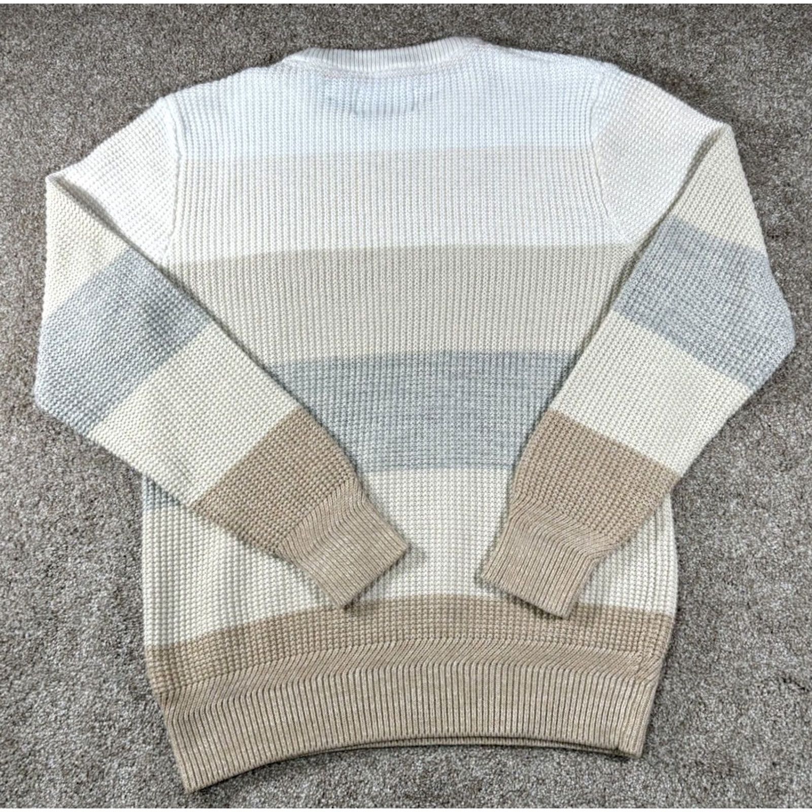 Jack & Jones JACK & JONES Core Crew Neck Sweater Color Block Men’s Large L Multicolor cotton acrylic knit Logo Pullover Casual Regular Size US L / EU 52-54 / 3 - 5 Thumbnail