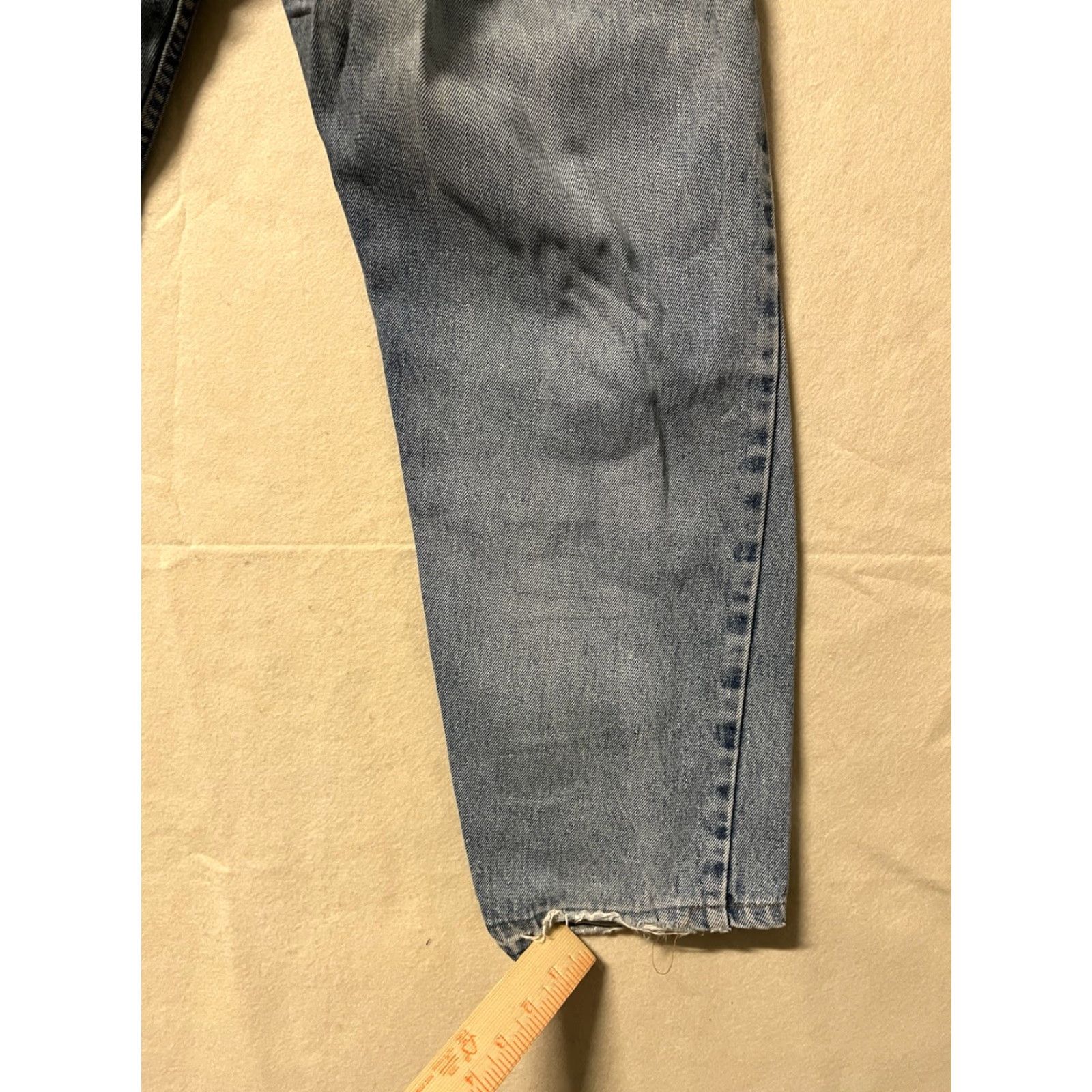 Armani Exchange VINTAGE Armani Exchange Mens Jeans 30 x 32 Denim Distressed 90s 5-Pocket Regular Blue Jeans Mens Size US 30 / EU 46 - 7 Thumbnail