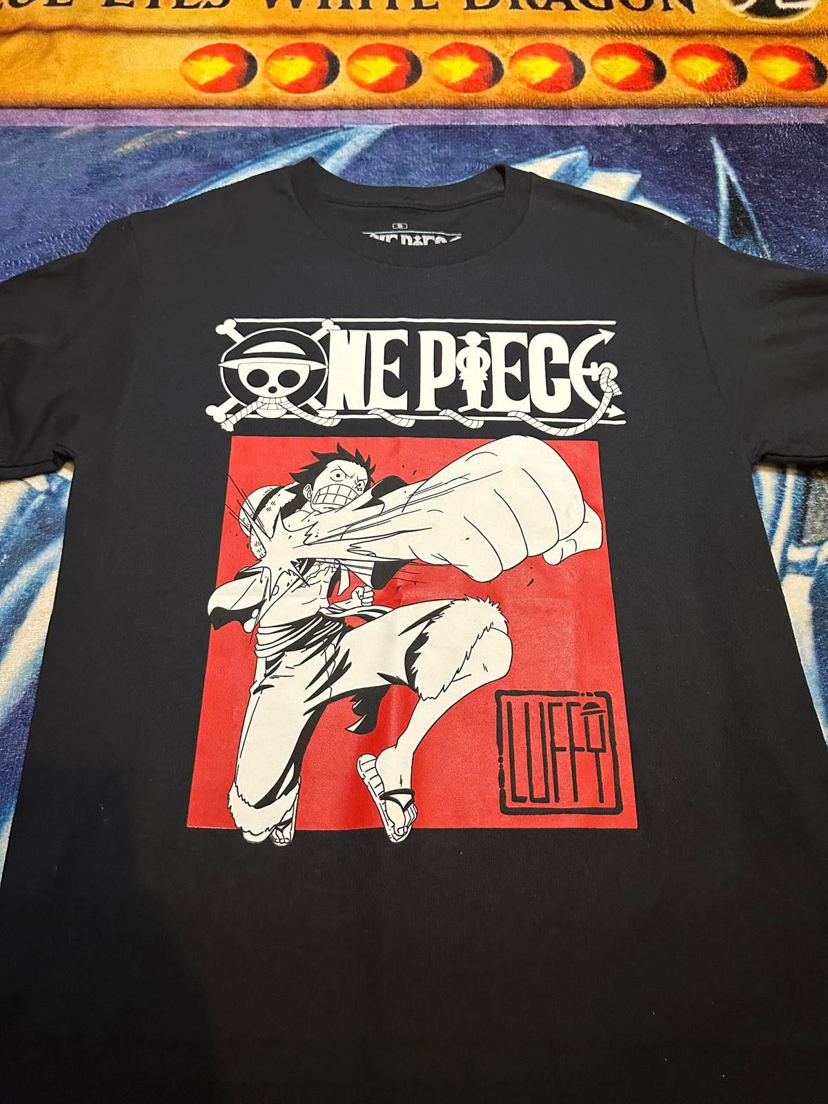 The Unbranded Brand One Piece Luffy Graphic Men's T-Shirt Black Size US M / EU 48-50 / 2 - 3 Thumbnail