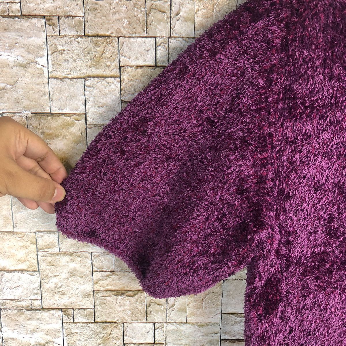 Homespun Knitwear × Japanese Brand Japanese Brand Purple Knitwear #A908 Size S / US 4 / IT 40 - 7 Thumbnail