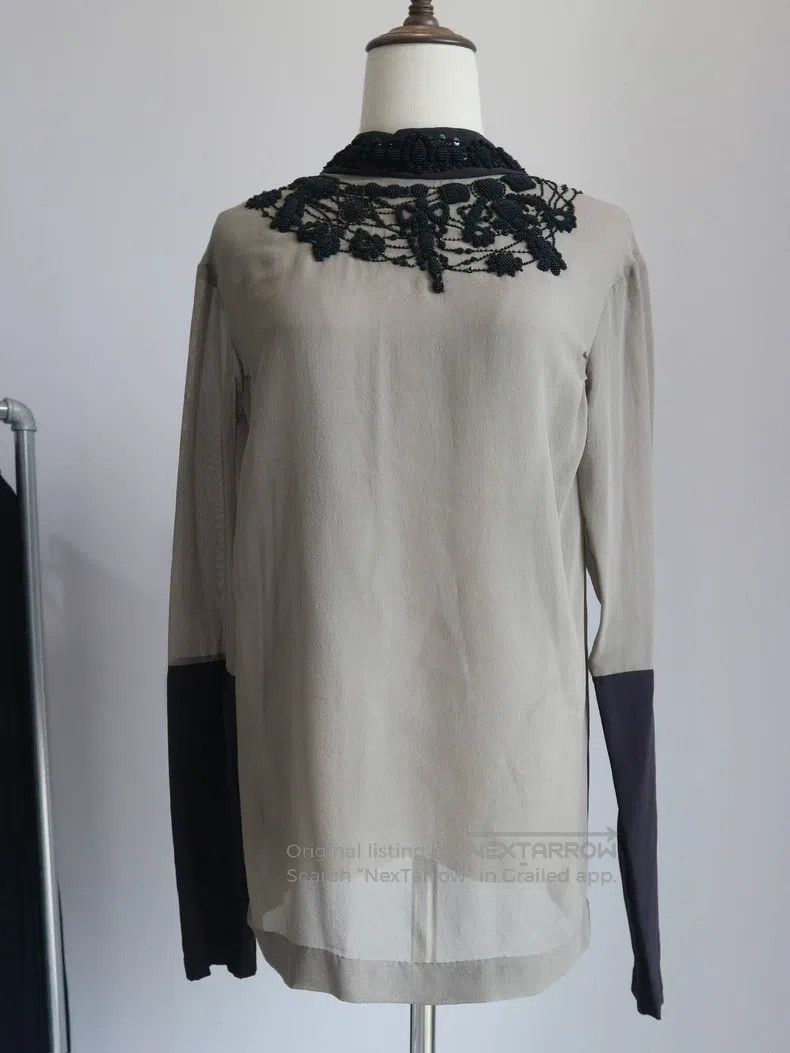 Dries Van Noten Dries Van Noten Hand Beaded Shirt Top Size S / US 4 / IT 40 - 5 Thumbnail
