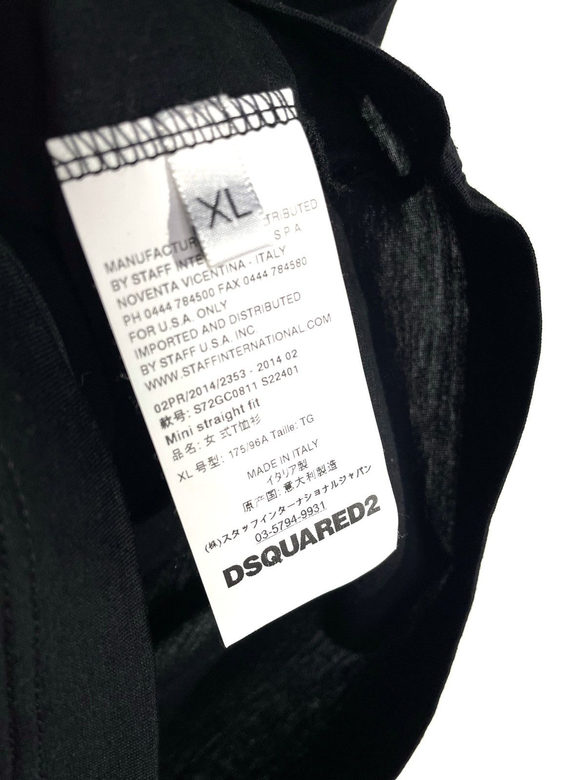 Designer × Dsquared2 Dsquared2 Women T-Shirt Big Logo Mercerized Cotton Size XL Size M / US 6-8 / IT 42-44 - 7 Thumbnail