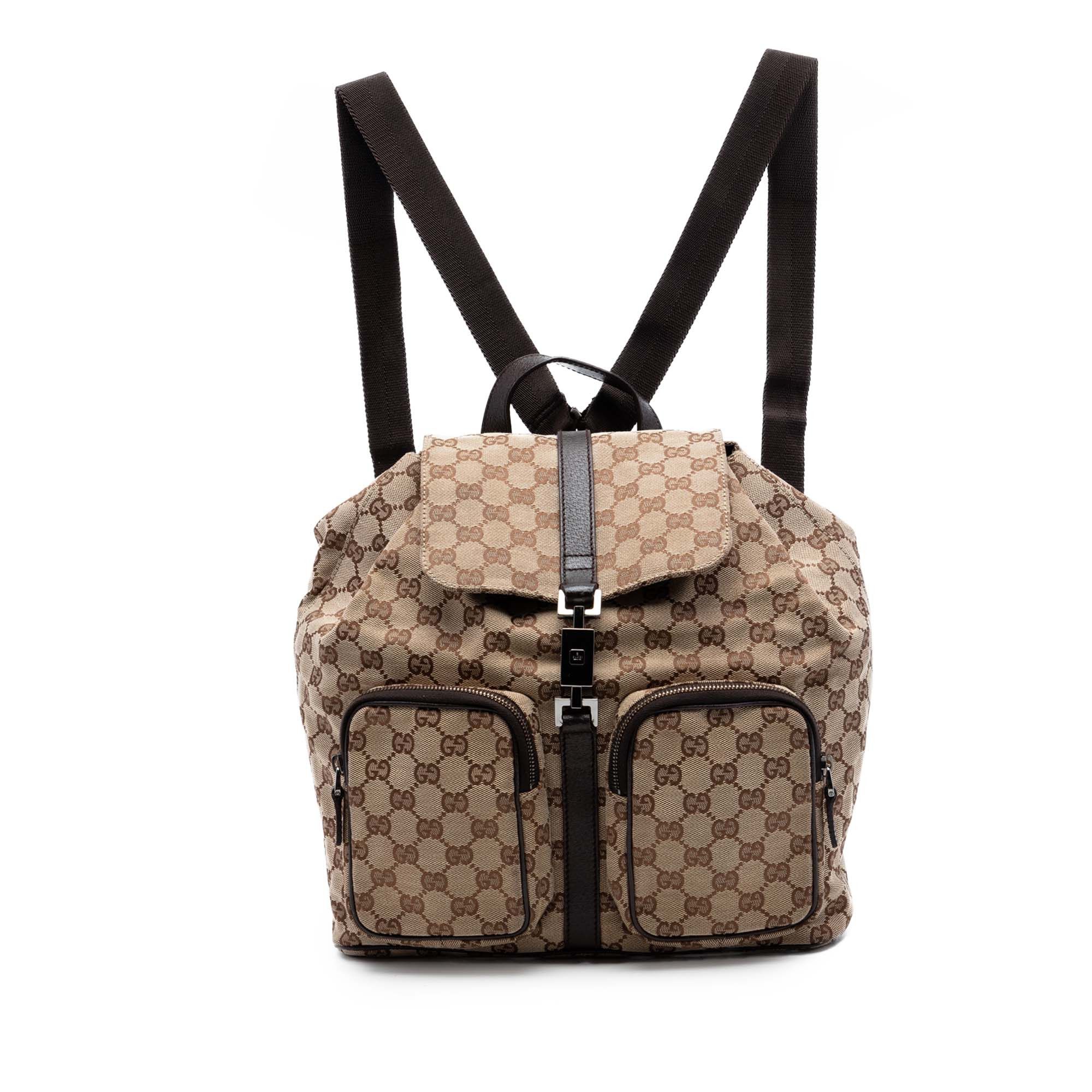 Gucci GG Canvas Jackie Backpack Size ONE SIZE - 1 Thumbnail