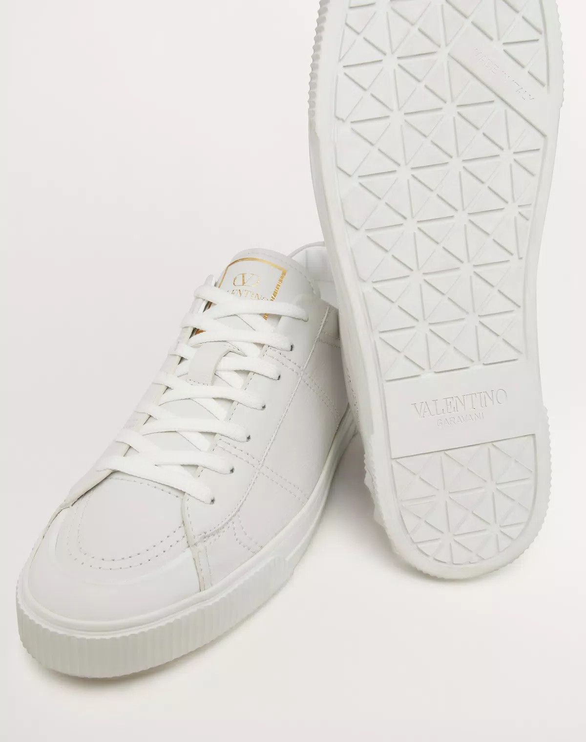 Valentino oc11z0625 Cityplanet Calfskin Sneaker in White Size US 13 / EU 46 - 5 Thumbnail