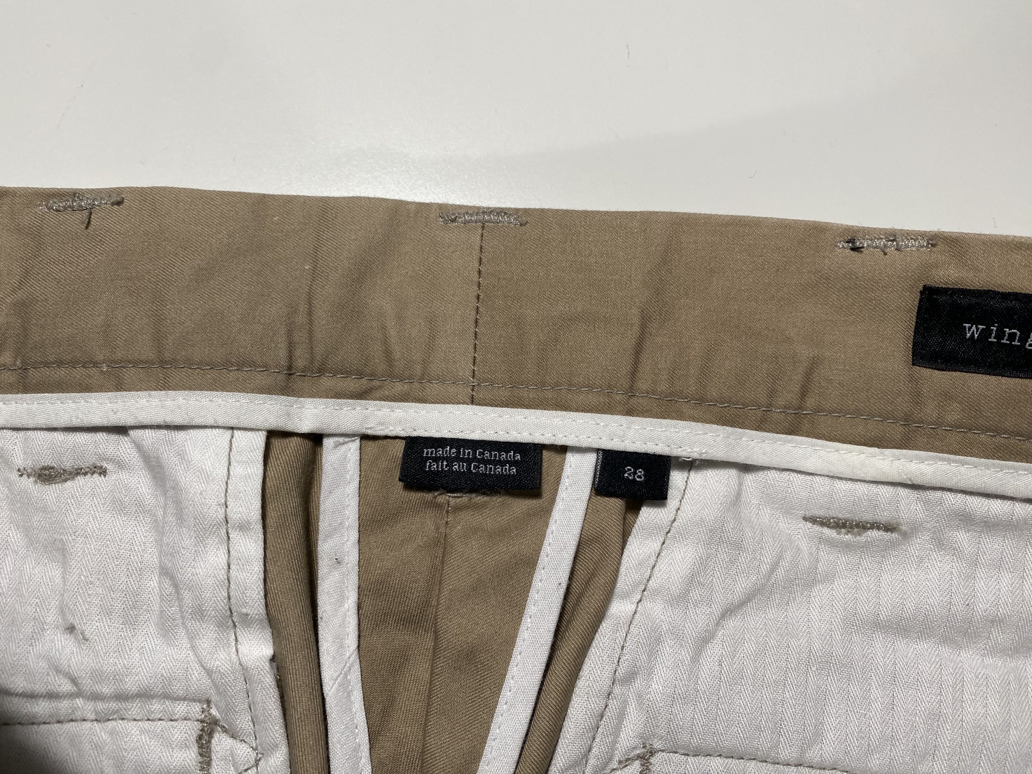 Wings + Horns Wings + Horns Slim Fit Khaki Chinos beige 28x30 Size US 28 / EU 44 - 4 Thumbnail