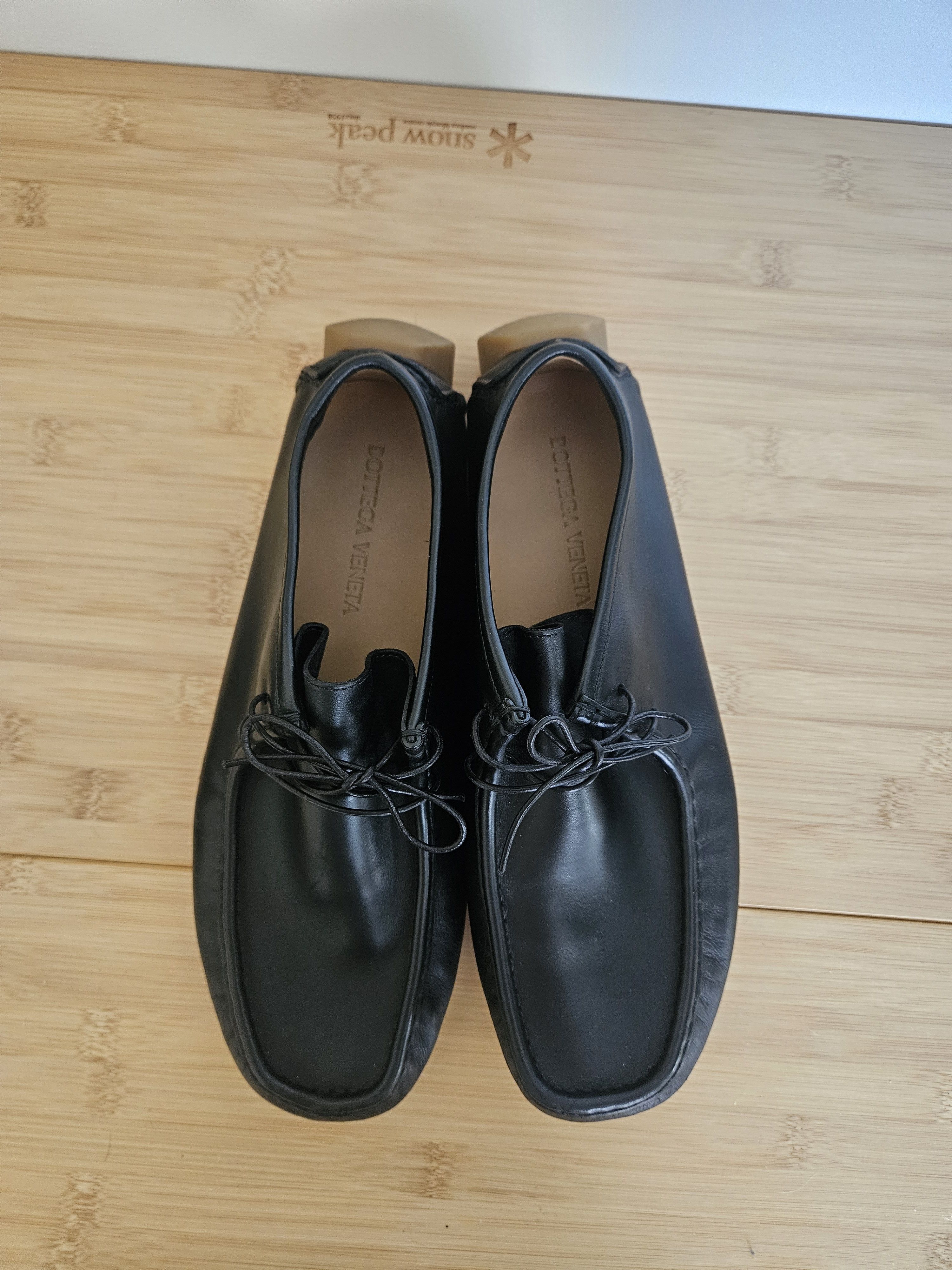 Bottega Veneta Lace-Up Leather Driver Loafers Size US 10 / EU 43 - 2 Thumbnail