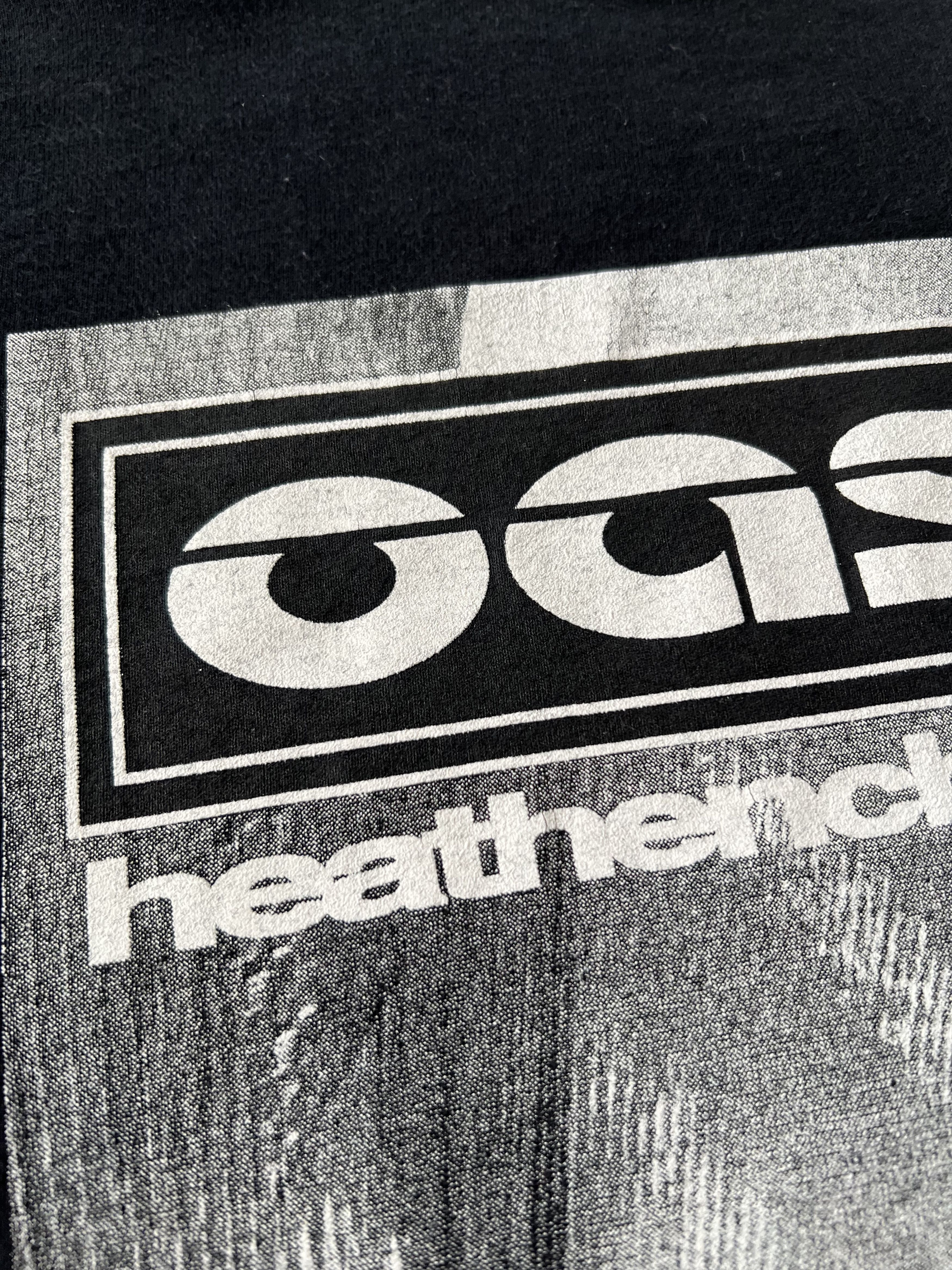 Vintage 2002 Oasis Heathen Chemistry Britpop Black T-shirt