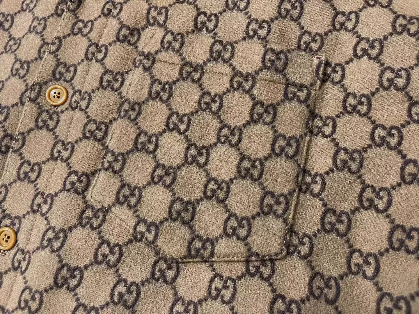 Gucci Gucci GG Supreme Monogram Wool Cotton Padded Coat 50 Size US M / EU 48-50 / 2 - 3 Thumbnail