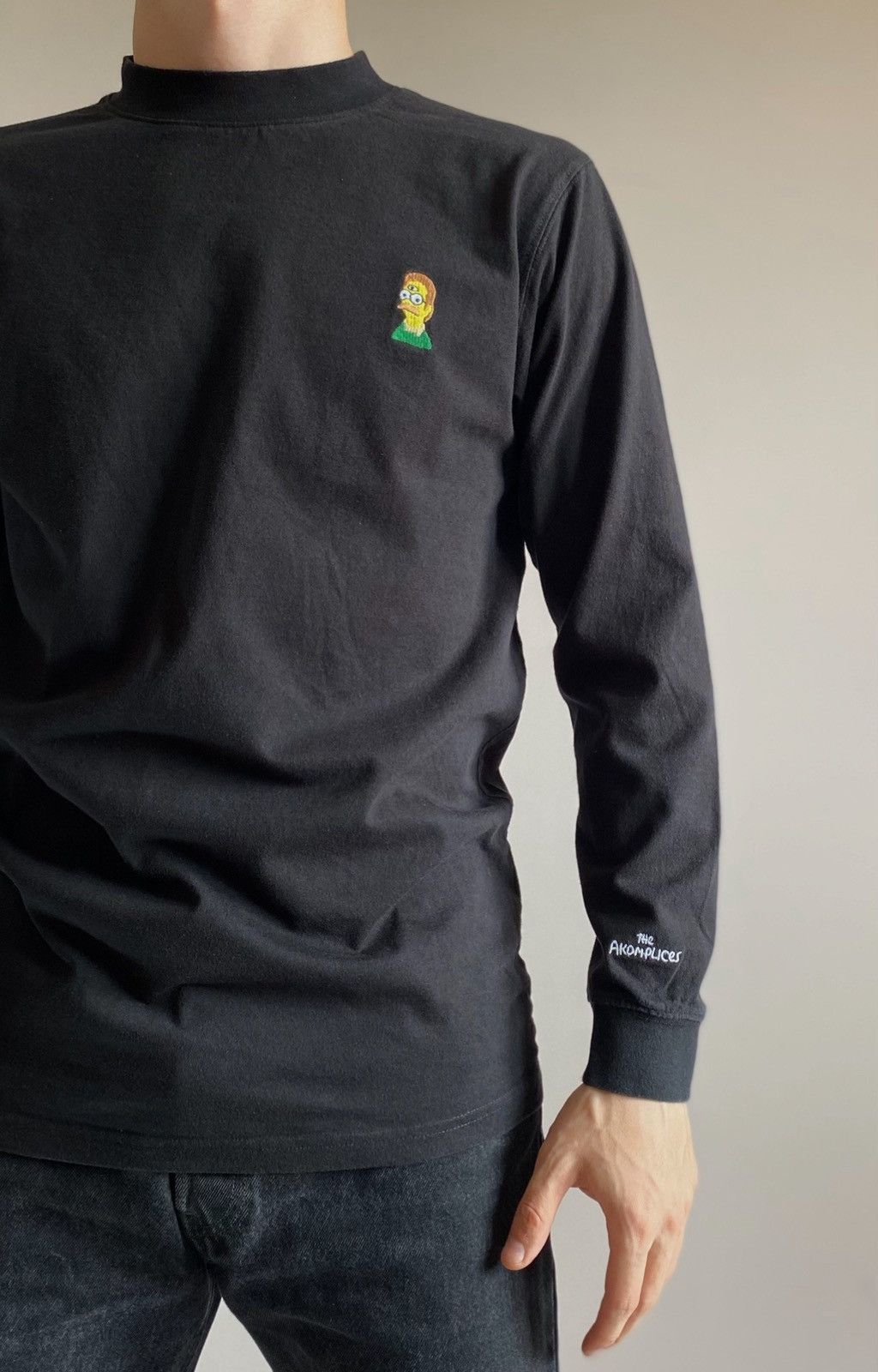 Akomplice Akomplice Long Sleeve Tshirt The Simpsons Logo Size US S / EU 44-46 / 1 - 11 Thumbnail