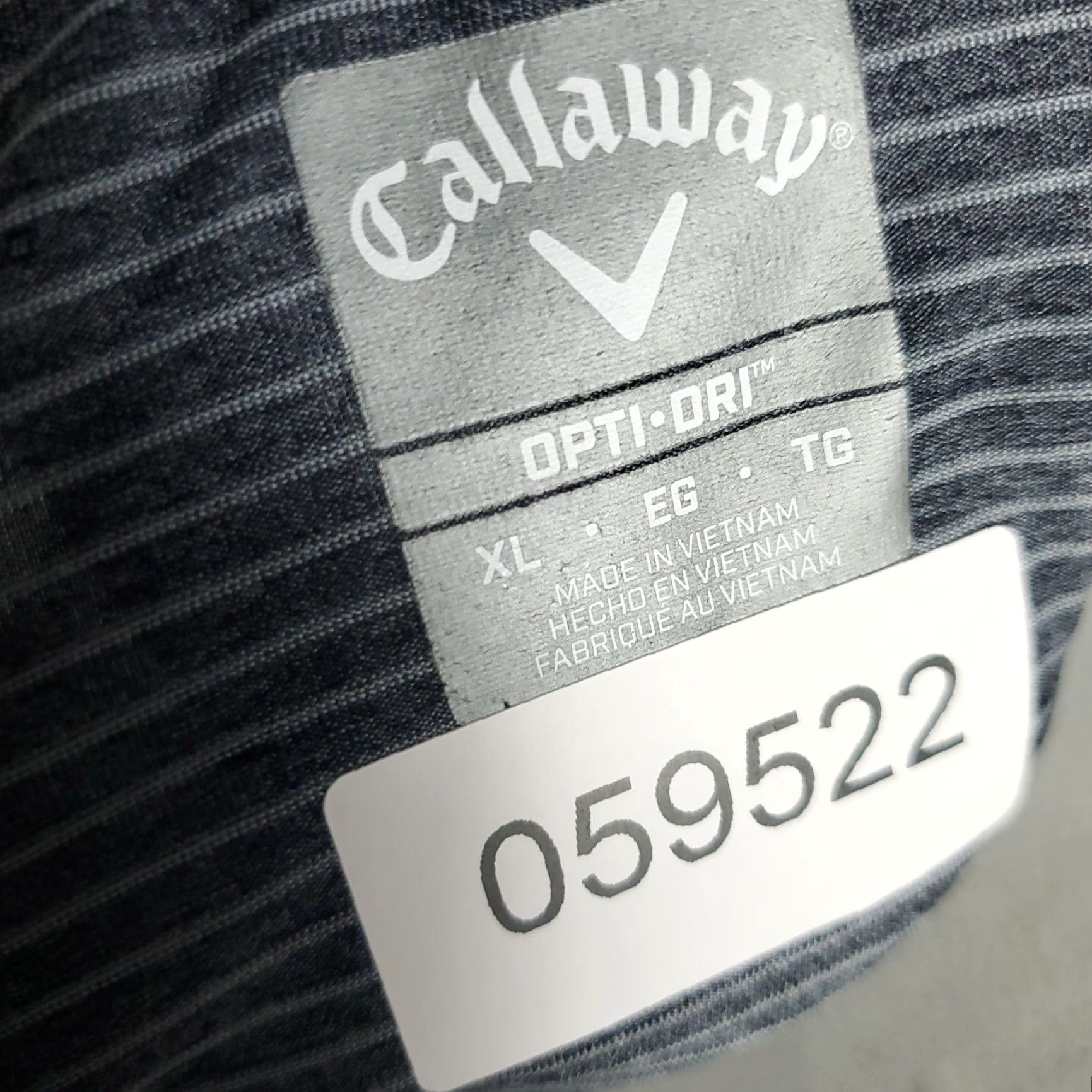 Callaway Callaway Polo Shirt Mens XL Blue Striped Polo Short Sleeve Golf Casual Sports Modern Classic Size US XL / EU 56 / 4 - 7 Thumbnail