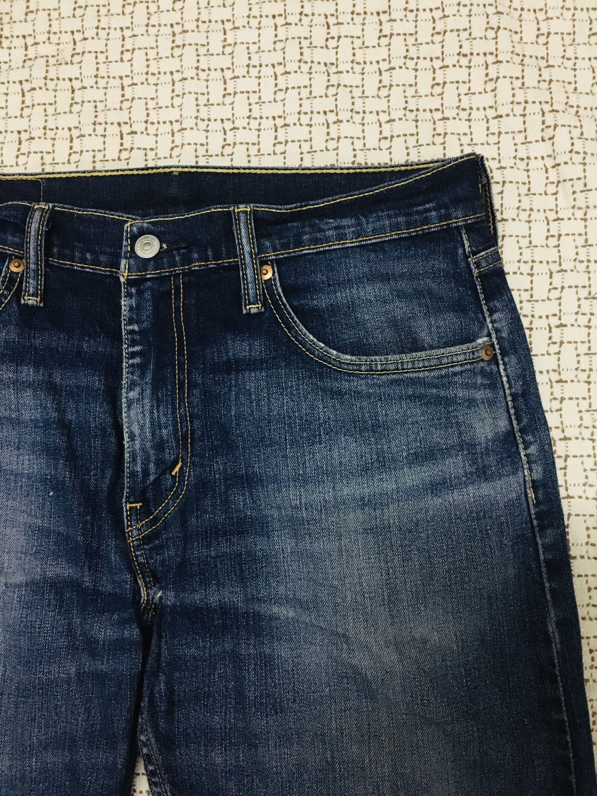 Levi's A06 Levis Lot 512 Distressed Denim Size US 33 - 7 Thumbnail