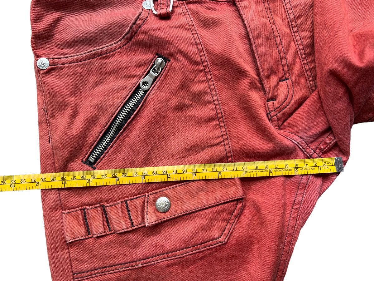Lee Lee Multipocket Tactical Bondage Red Straight Pants 33x30 Size US 33 - 16 Thumbnail