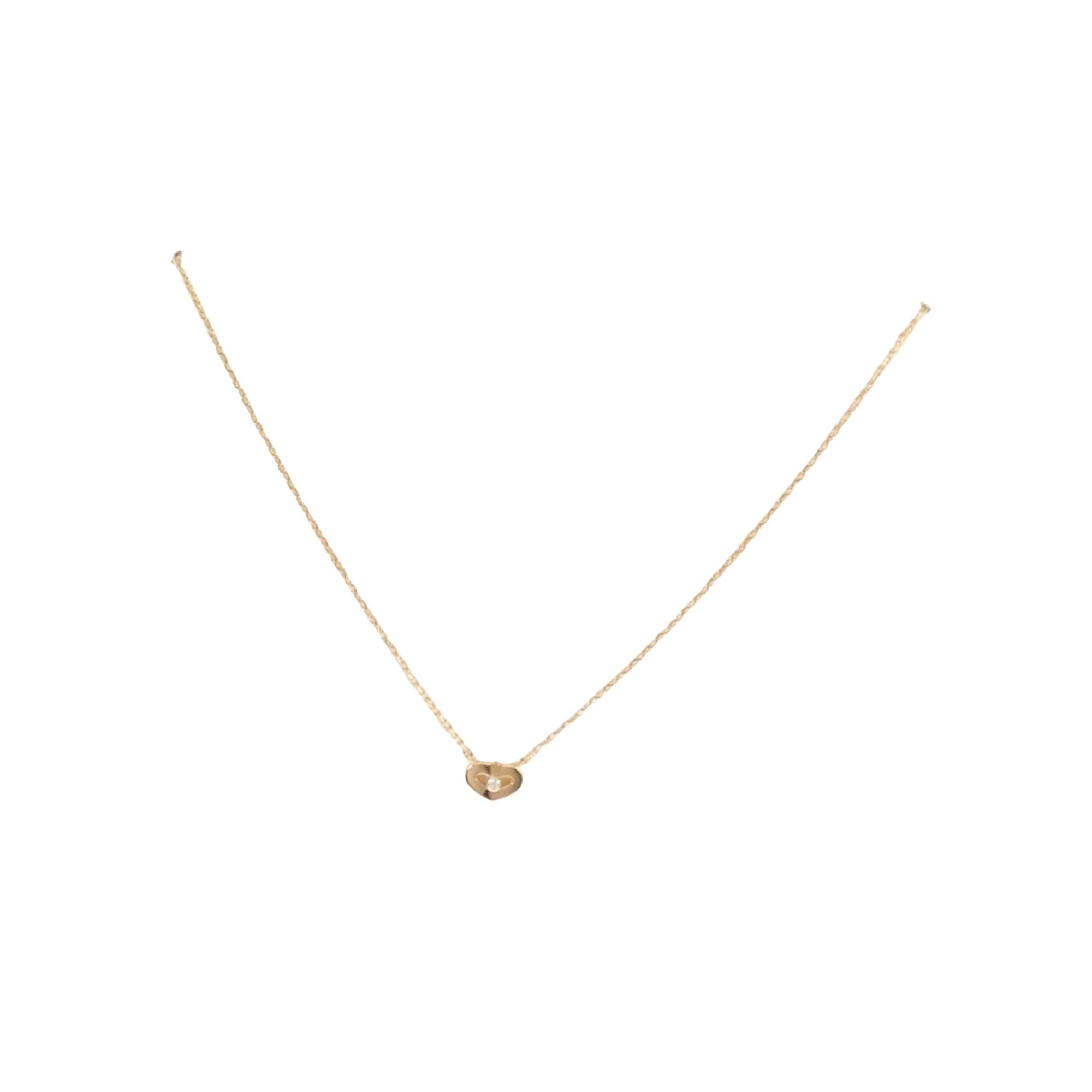 Cartier Cartier C heart necklace Size ONE SIZE - 1 Thumbnail