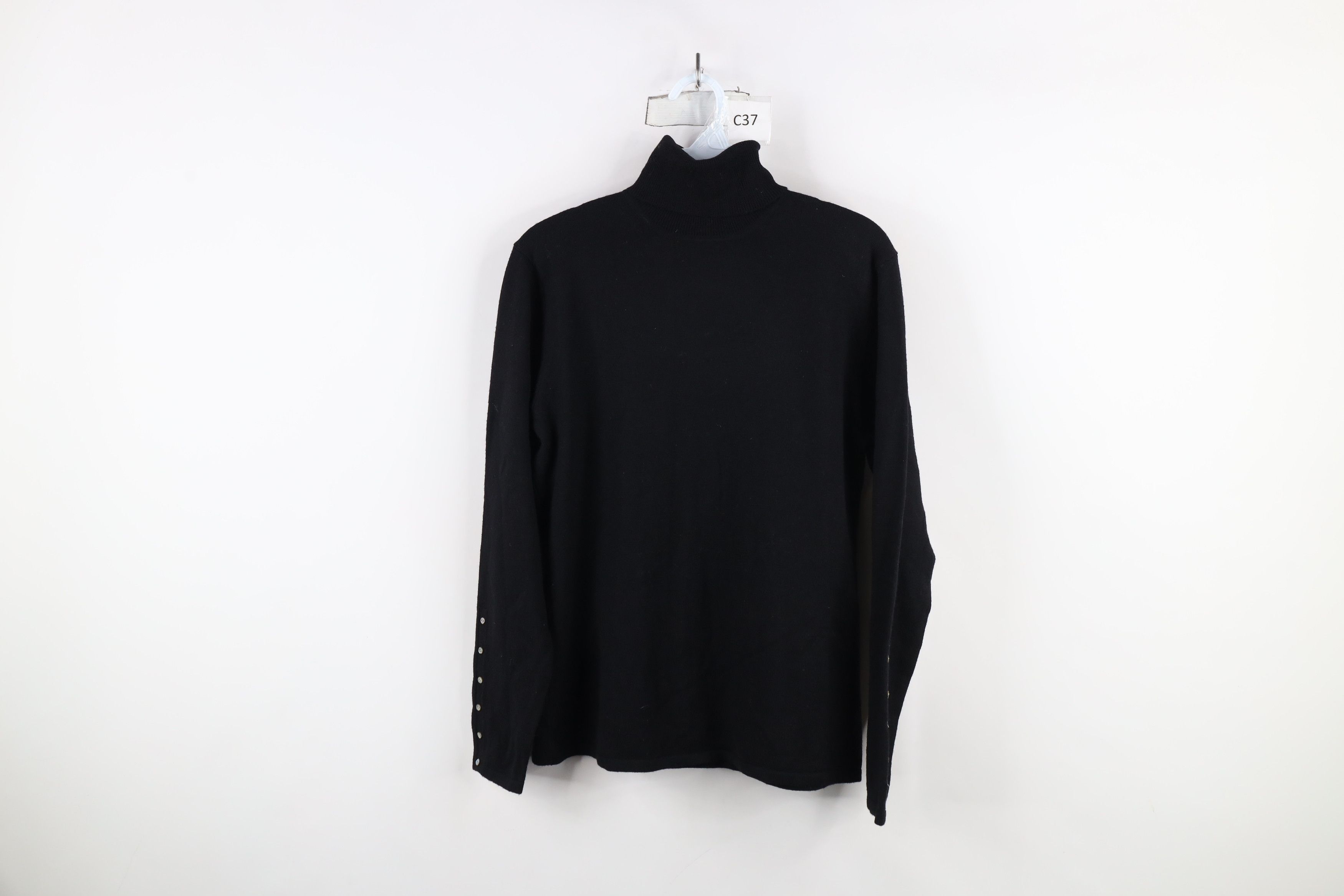 Vintage Vintage 90s Streetwear Merino Wool Knit Turtleneck Sweater Size S / US 4 / IT 40 - 1 Thumbnail