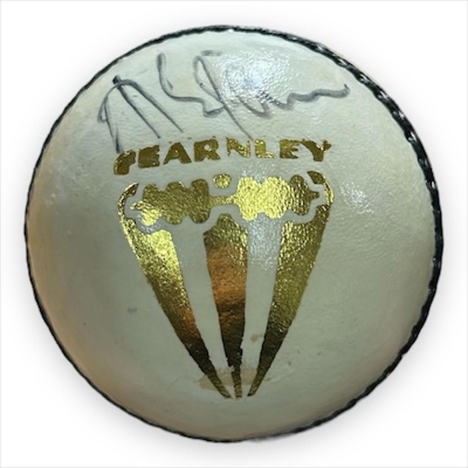Designer Ali Brown Hand Signed Cricket Ball Grace Road 2006 (F28) Size ONE SIZE - 1 Thumbnail