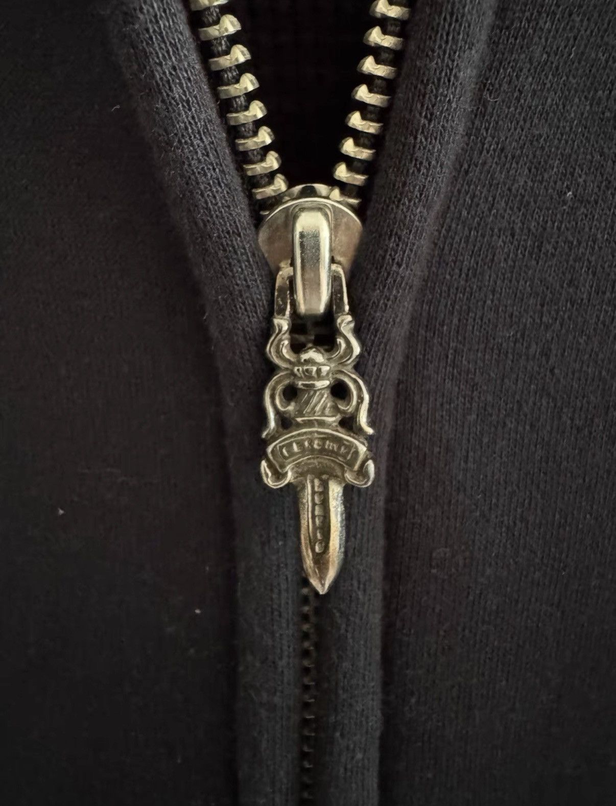 Chrome Hearts Chrome Hearts Limited Edition Waffle-Knit Zip Hoodie Size US L / EU 52-54 / 3 - 6 Thumbnail