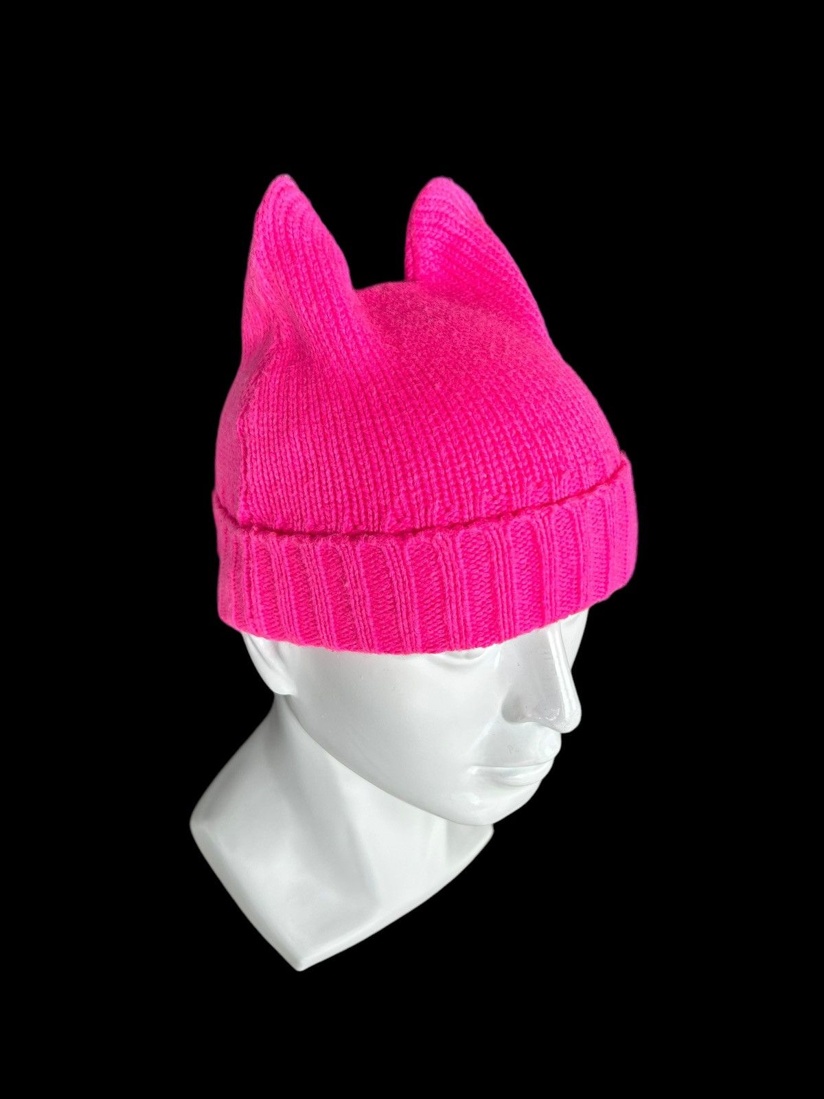 Japanese Brand × Kapital × Vintage Devil Horn Knitt Beanie Hats ☠️☠️ Size ONE SIZE - 4 Thumbnail
