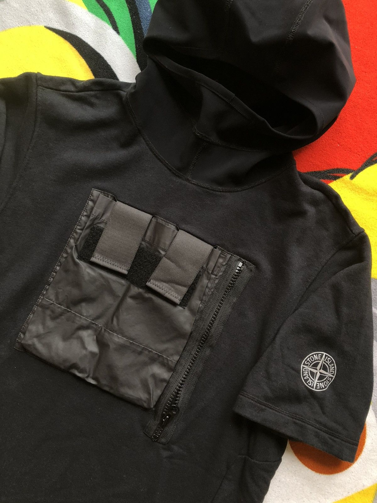 Stone Island Stone Island Utility Pocket Pullover Jumper hooded mussola Size US L / EU 52-54 / 3 - 2 Thumbnail
