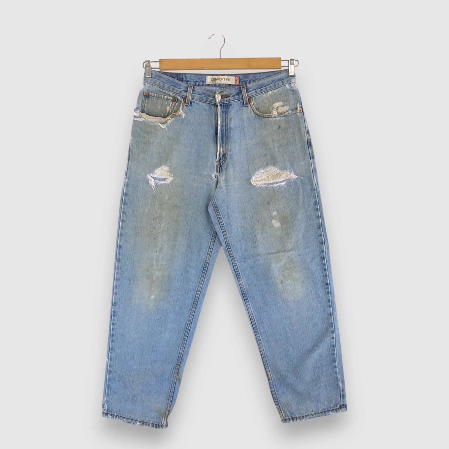 Levi's Vintage Levis Jeans Distressed Levi's 560 Sun Faded Denim Size US 32 / EU 48 - 1 Thumbnail