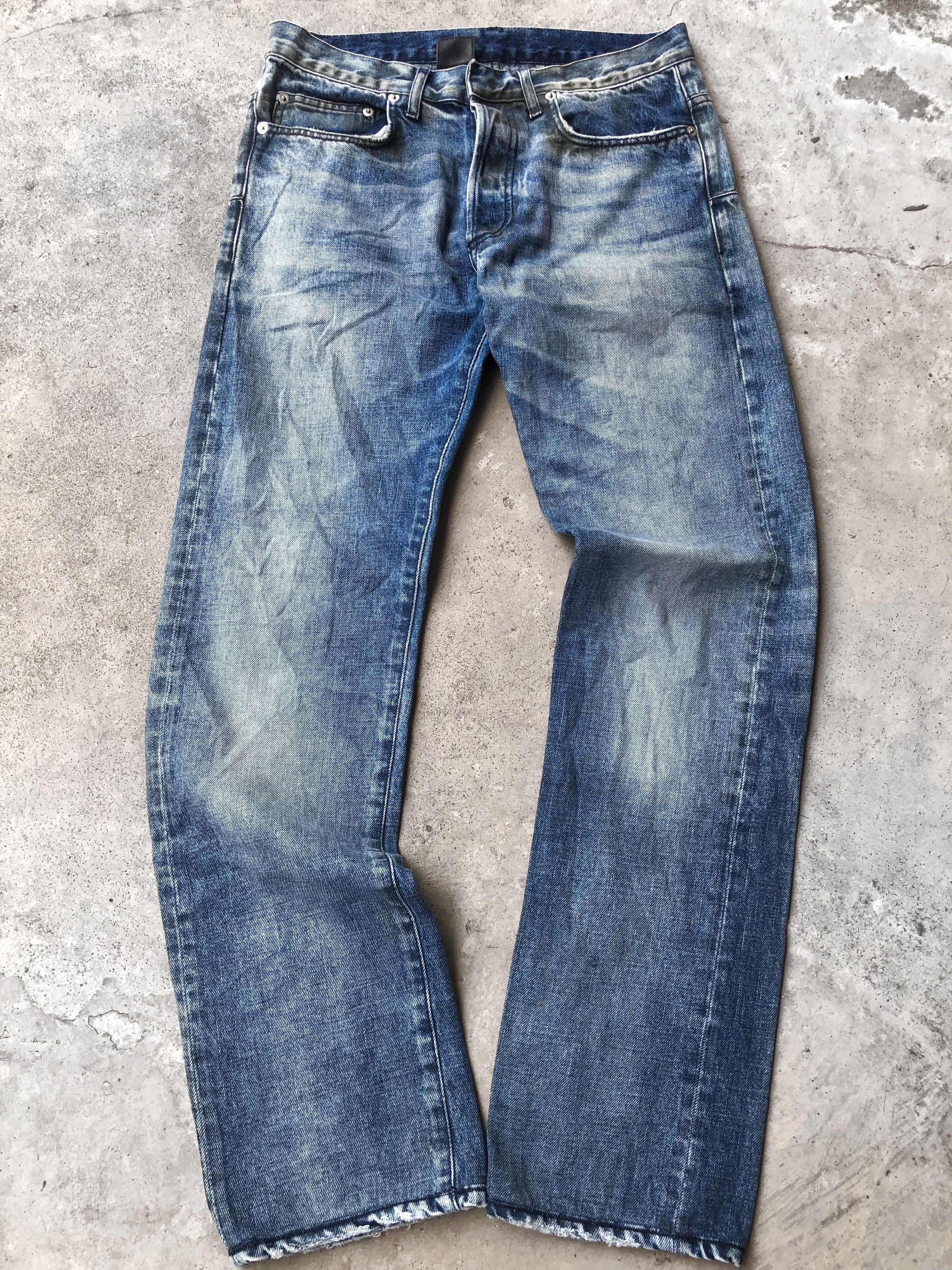 Dior Dior Strip Honeycomb distressed Jeans by Hedislimane Size US 29 - 1 Thumbnail