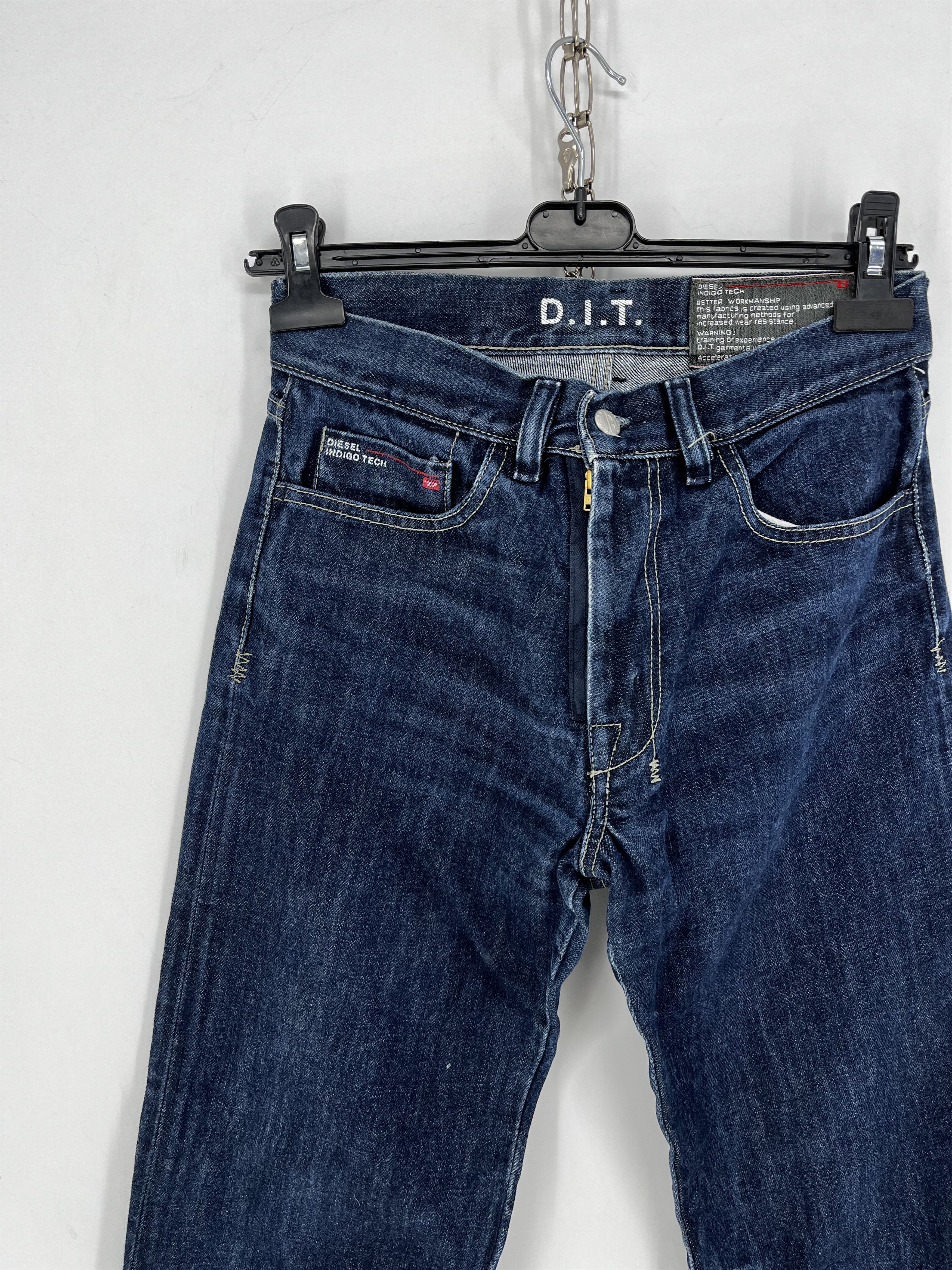 Diesel Diesel Indigo Tech D.I.T. Vintage Mens Jeans Denim Pants Size US 28 / EU 44 - 2 Thumbnail
