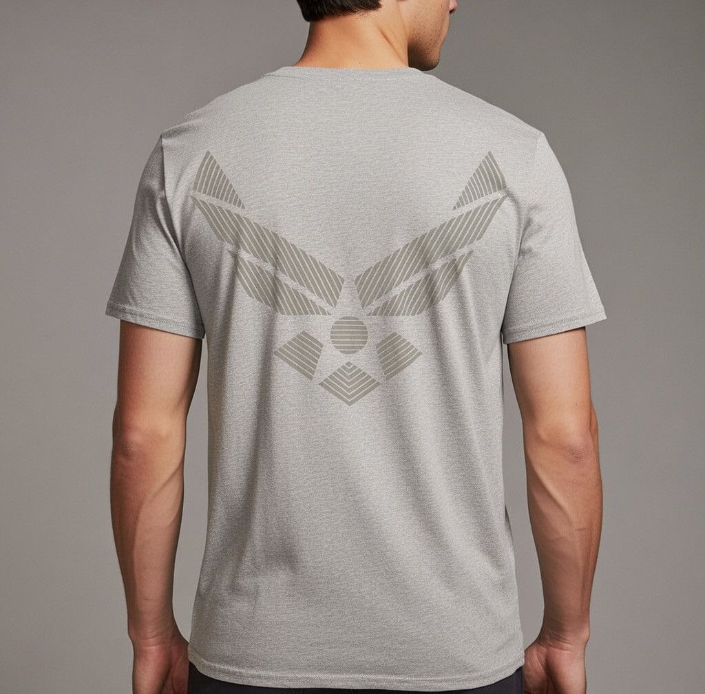 Other U.S. Air Force Light Gray Men's Short Sleeve Tee Size US S / EU 44-46 / 1 - 2 Thumbnail