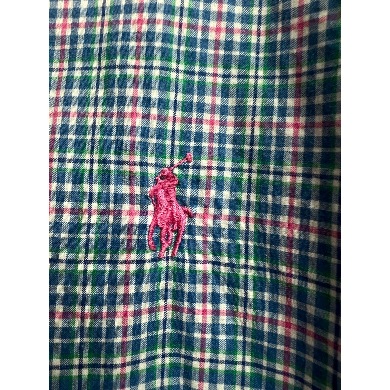 Ralph Lauren Ralph Lauren Cotton Custom Fit Medium Button Front Shirt Size US M / EU 48-50 / 2 - 5 Thumbnail