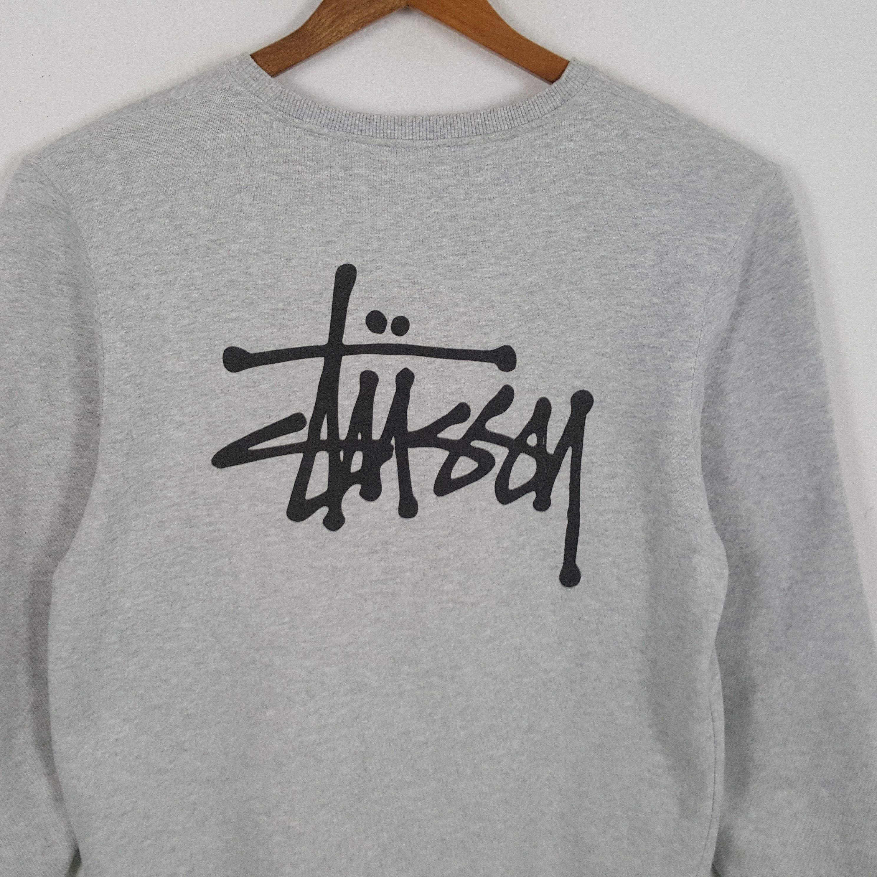 Stussy × Vintage Vintage STUSSY American Streetwear Skateboard Sweatshirts Size US M / EU 48-50 / 2 - 2 Thumbnail