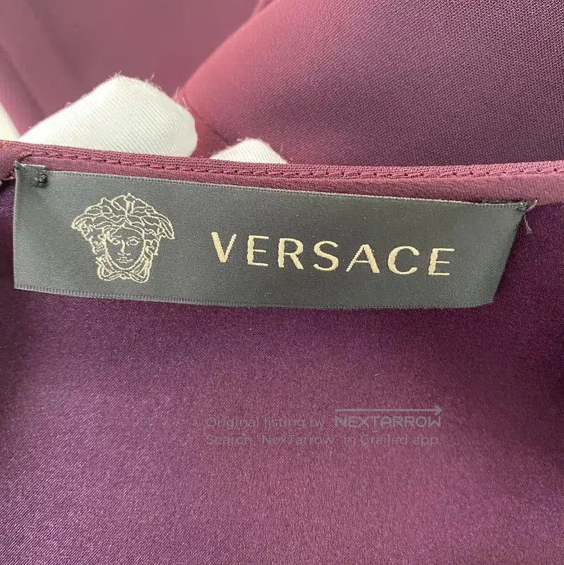 Versace Versace Long Sleeve Violet Dress for Women . Size XL / US 12-14 / IT 48-50 - 7 Thumbnail