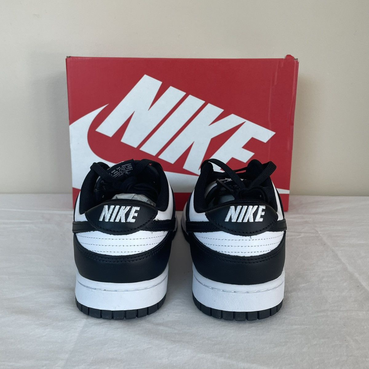 Nike Nike Dunk Low Black White Panda Mens US Size 11 DD1391-100 Size US 11 / EU 44 - 6 Thumbnail