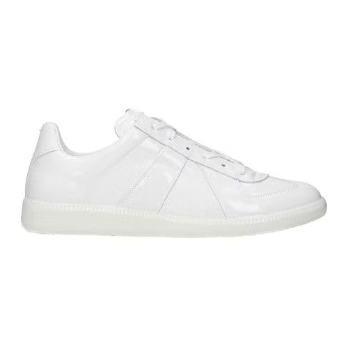 image of Maison Margiela Ob1O1E0424 Low Top Sneakers In Optic White, Men's (Size 7)