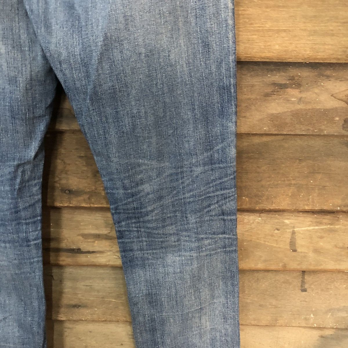 Faded Glory Uniqlo faded japan Jeans Blue Denim Pants #7310 Size US 32 / EU 48 - 17 Thumbnail