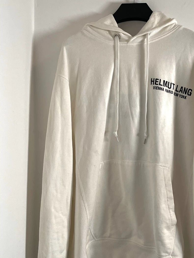 Helmut Lang Helmut Lang size LSlogan Print Hooded Sweater 2501-Nextarr Size US L / EU 52-54 / 3 - 4 Thumbnail