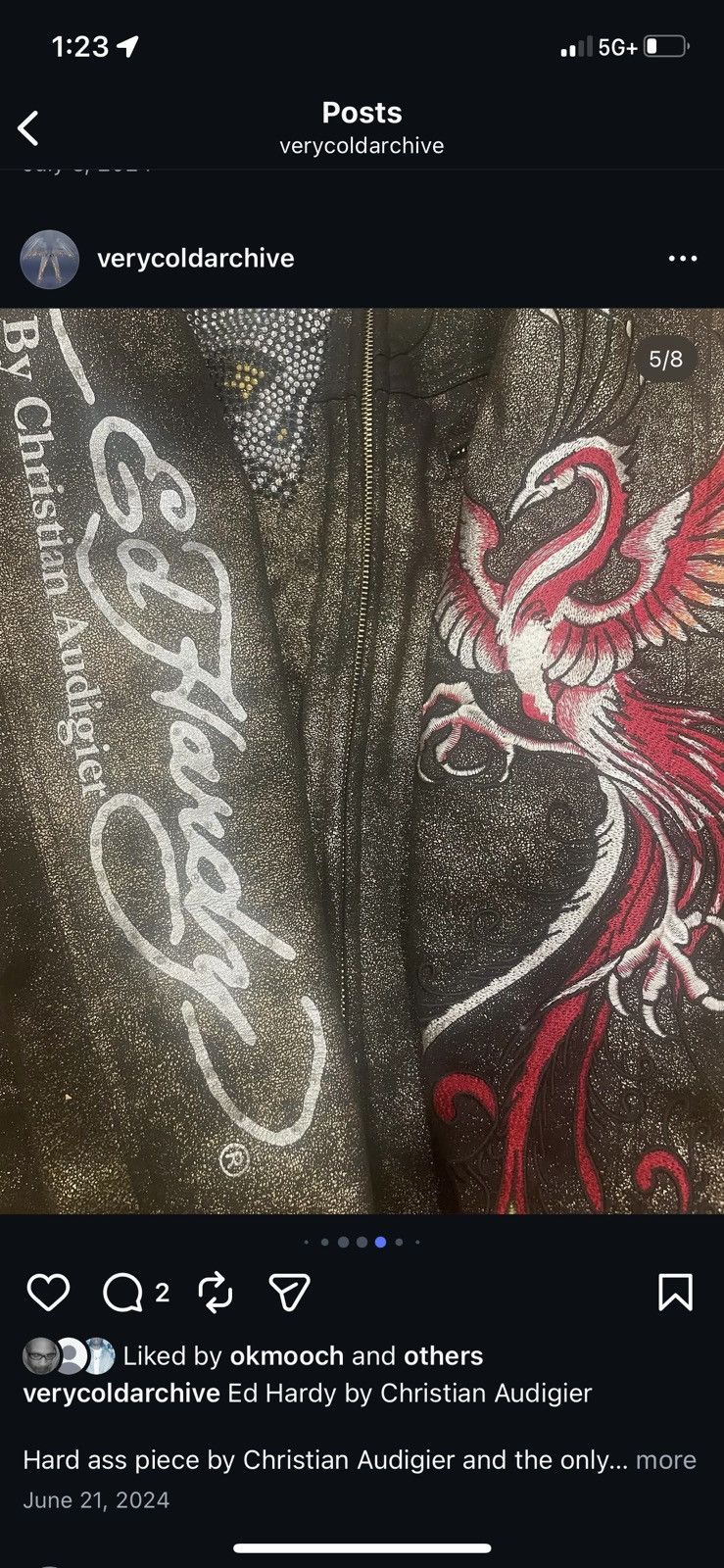 Ed Hardy Ed Hardy X Christian Audigier Size US S / EU 44-46 / 1 - 5 Thumbnail