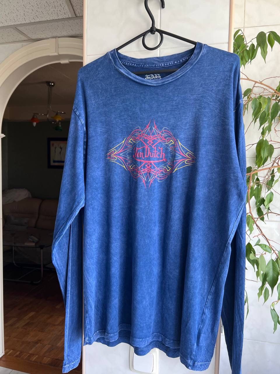 Japanese Brand × Vintage × Von Dutch Vintage Von Dutch Big Logo Streetwear Rare Y2K Long Sleeve Size US L / EU 52-54 / 3 - 8 Thumbnail