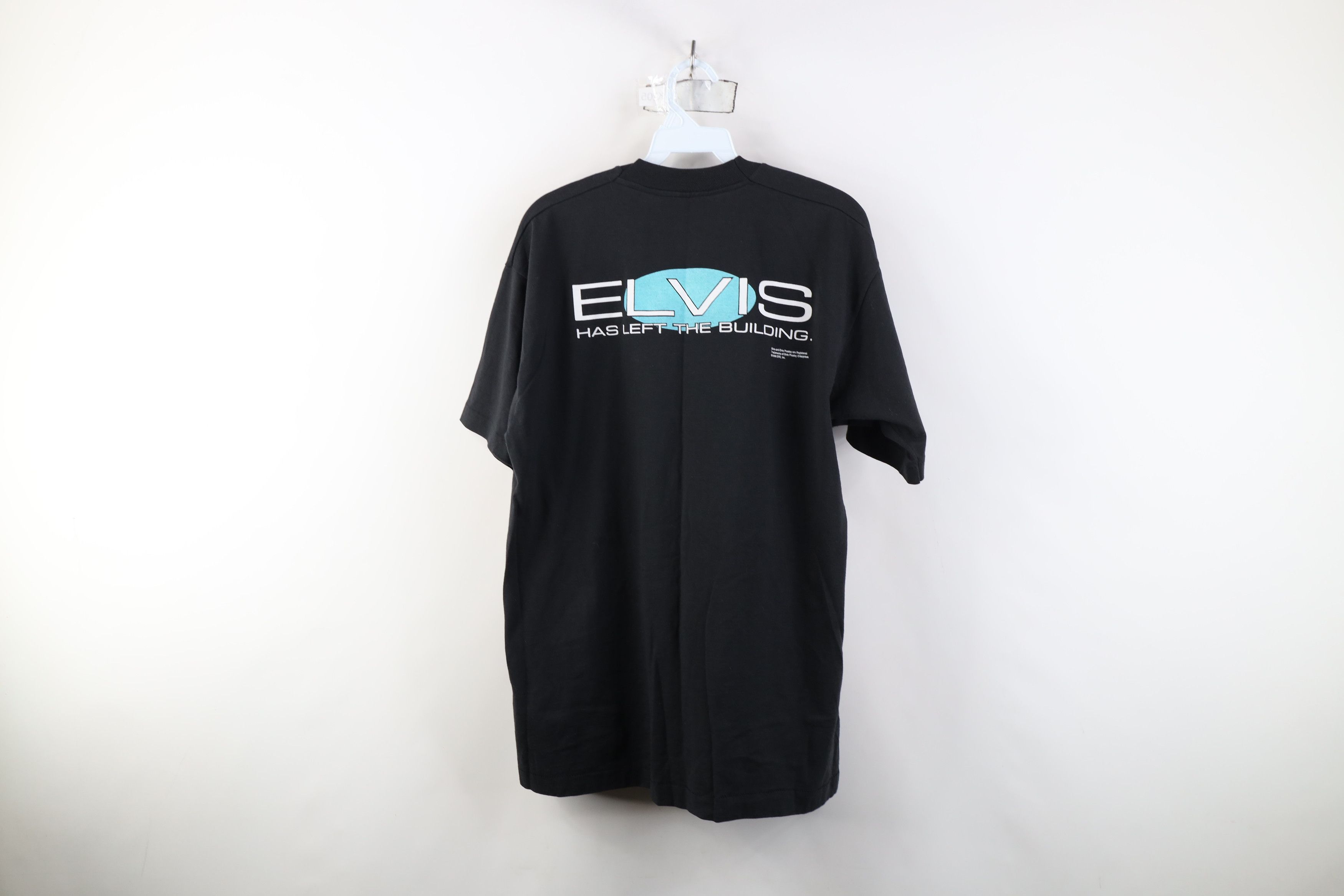 Vintage Vintage 90s Elvis Presley In Concert Short Sleeve T-Shirt Size US L / EU 52-54 / 3 - 14 Thumbnail