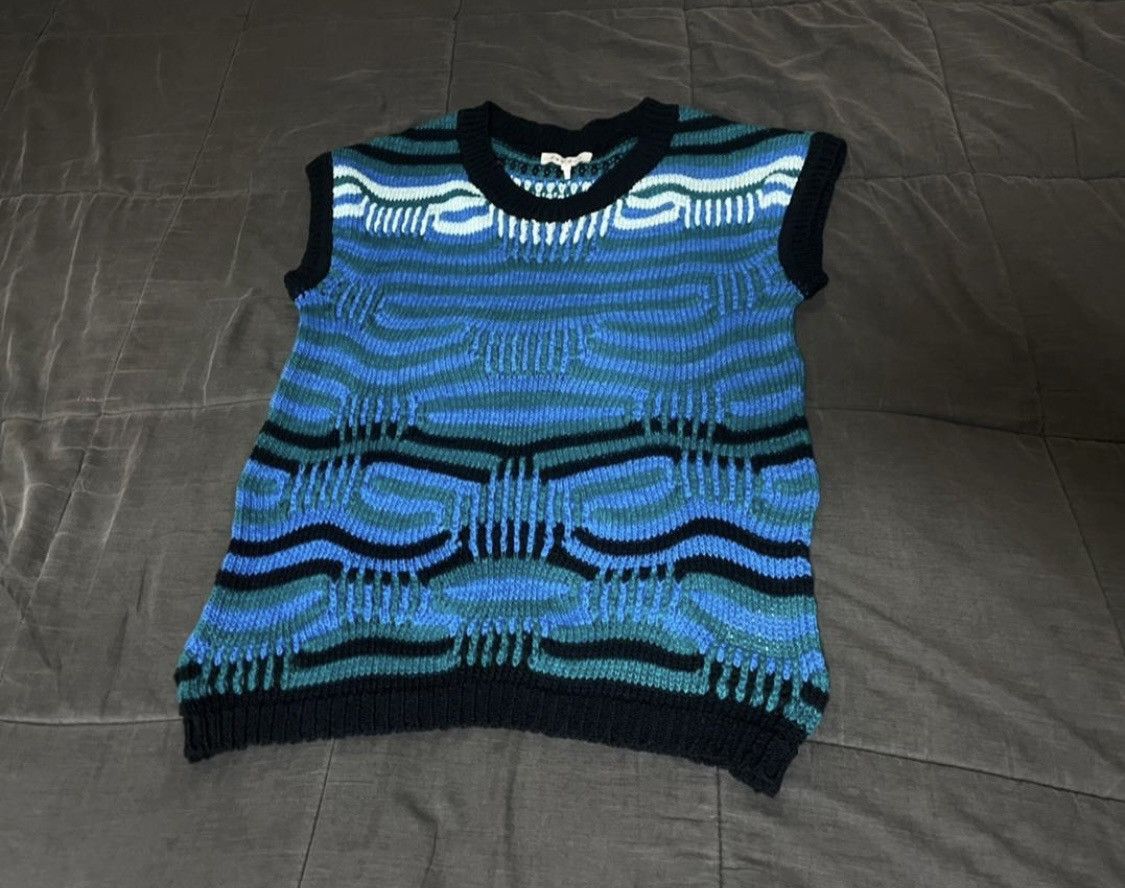 SANDRO KNIT SWEATER VEST