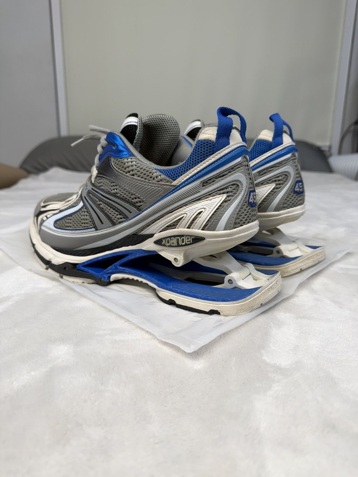 Balenciaga Balenciaga X-Pander ‘Blue Silver’ Size US 12 / EU 45 - 5 Thumbnail