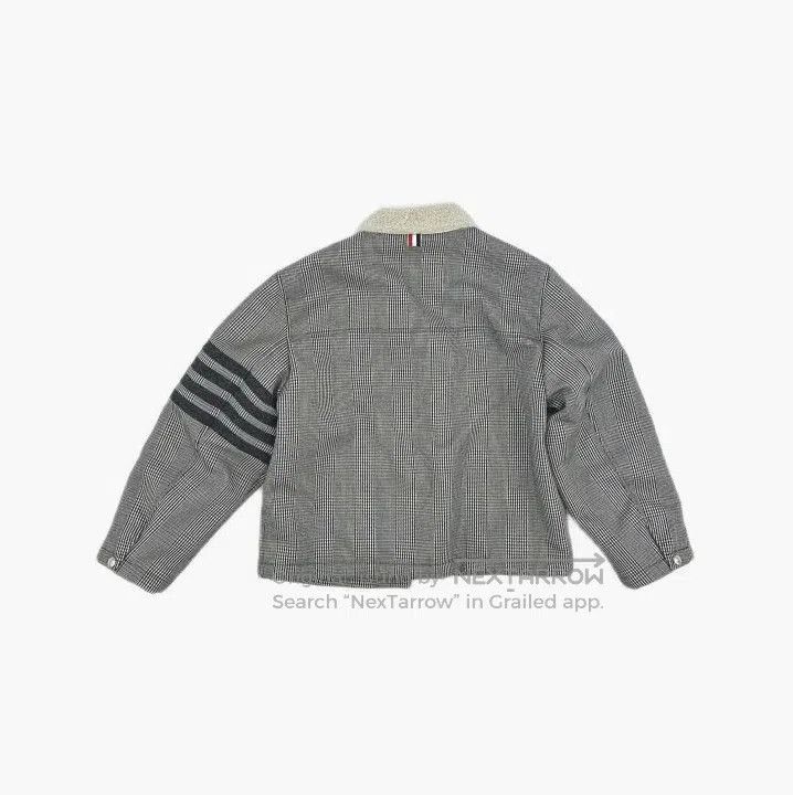 Thom Browne Thom Browne Wool Flight Jacket in Black and White. Size US S / EU 44-46 / 1 - 3 Thumbnail