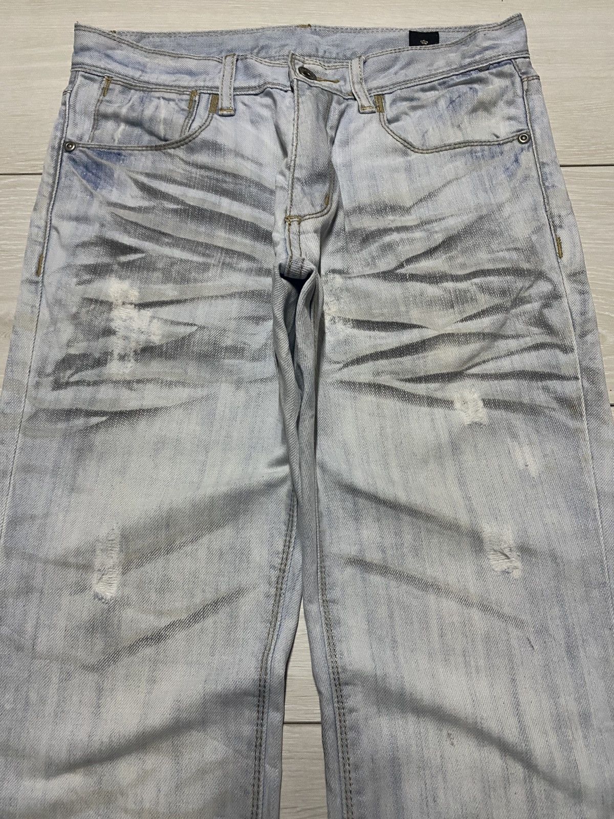 semanticdesign SemanticDesign Grey Denim Jeans Archive Style Y2K Size US 29 - 3 Thumbnail