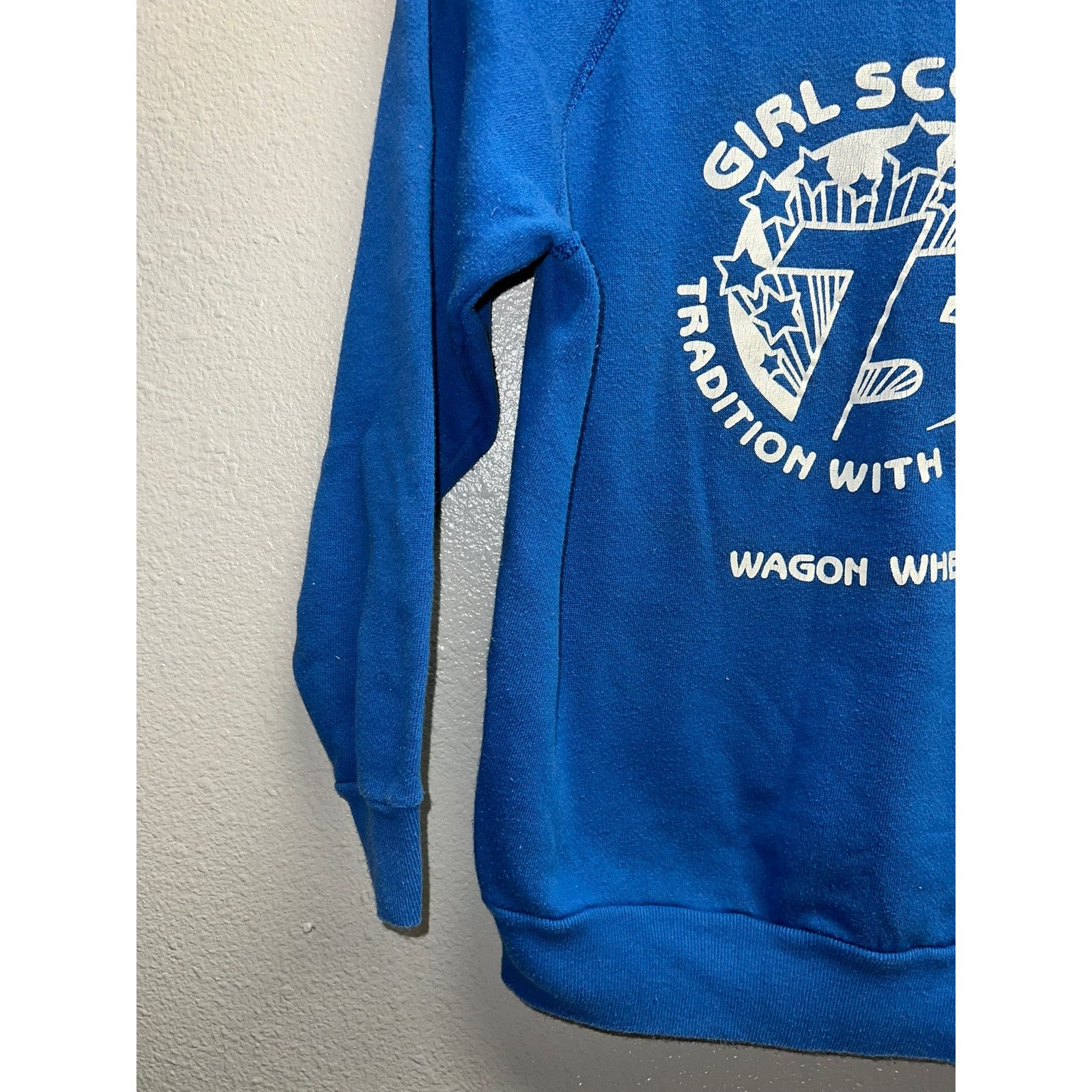 Vintage Vintage Girl Scouts Sweatshirt 75 Tradition Wagon Wheel 80s Size US S / EU 44-46 / 1 - 6 Thumbnail