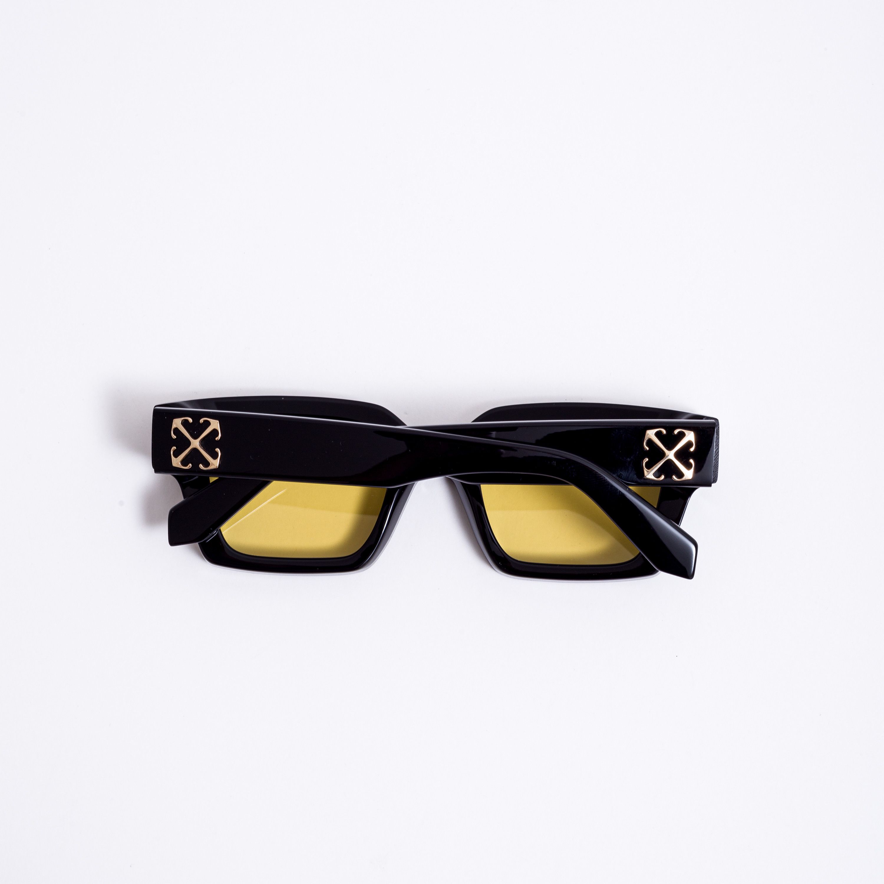 Off-White OFF WHITE Virgil Sunglasses BLACK YELLOW Size ONE SIZE - 9 Thumbnail