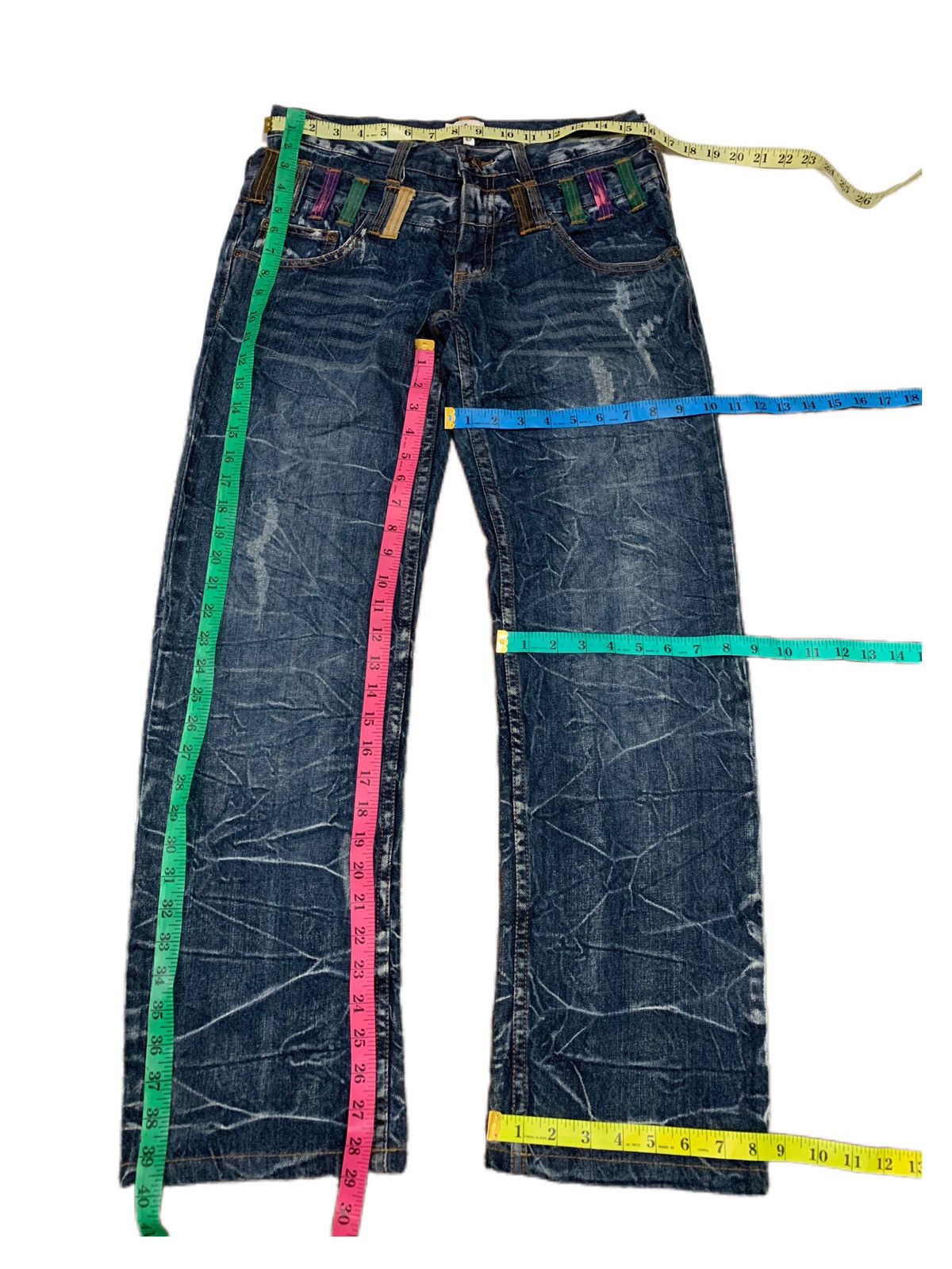 Hysteric Glamour RARE DOUBLE WAIST NYLAUS JEANS PUNK GOTH OPIUM SEDITIONARIES Size US 32 / EU 48 - 14 Thumbnail
