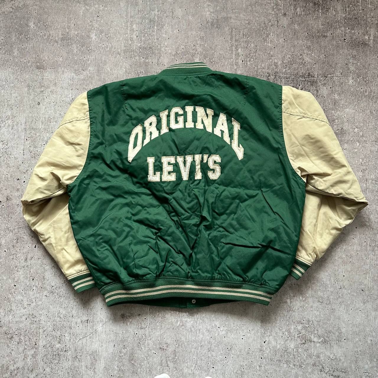 Original Levi's 90 Vintage Big Logo Varsity Bomber Jacket