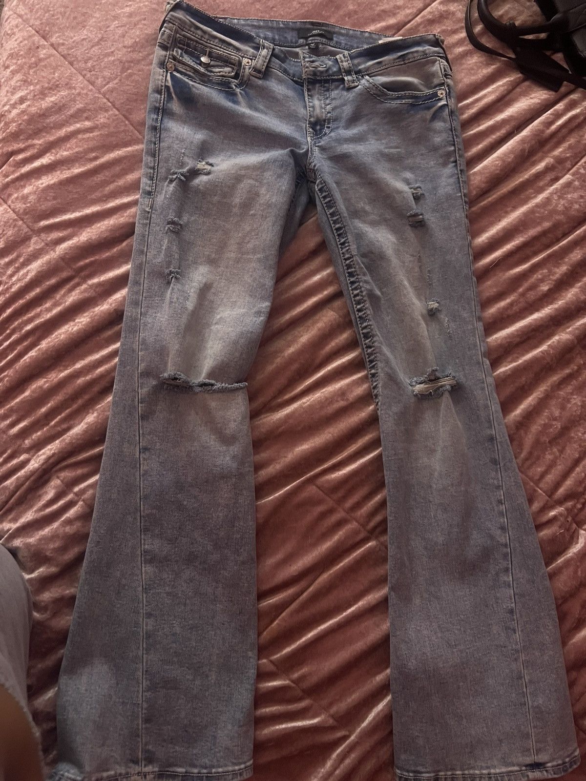 True Religion True Religion Low Rise Flare Jeans Size 30" / US 8 / IT 44 - 2 Thumbnail